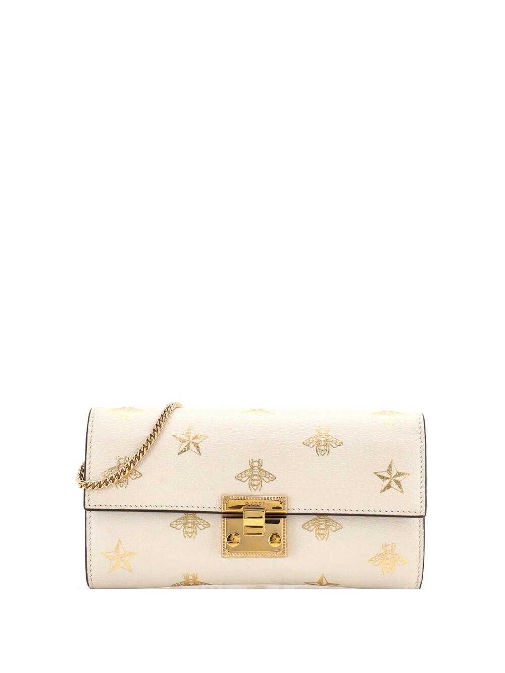 Gucci Padlock Continental Chain Wallet #370046G70B